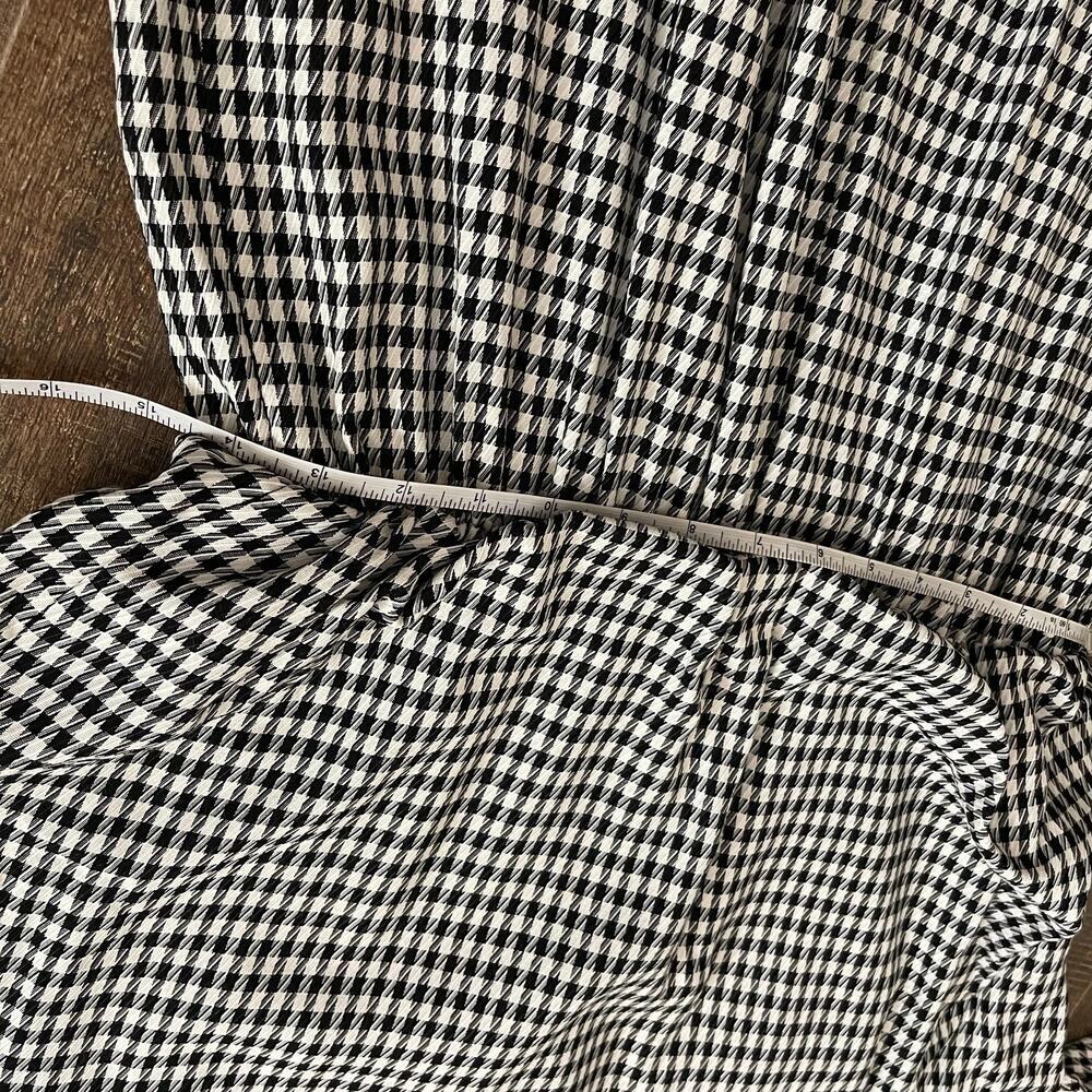 Virgo III VTG 70's Retro Gingham Checkered Short Sleeves Women's Dress 10 - Picture 8 of 9